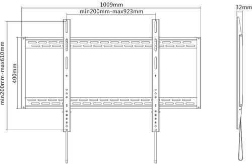 Neomounts by Newstar LFD-W1000 - Noir - 7