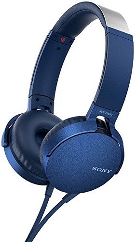 Sony MDR-XB550AP - Blauw - 1