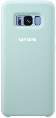 coque samsung s8 silicone bleu