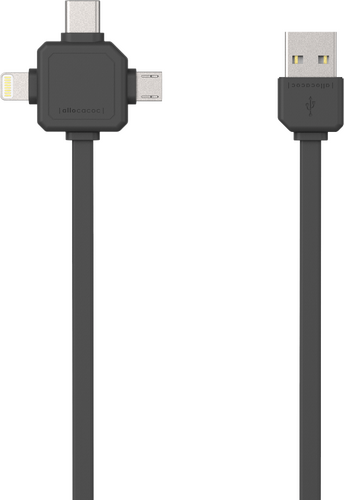 Allocacoc USB cable | USB-C Black 490304 - 1