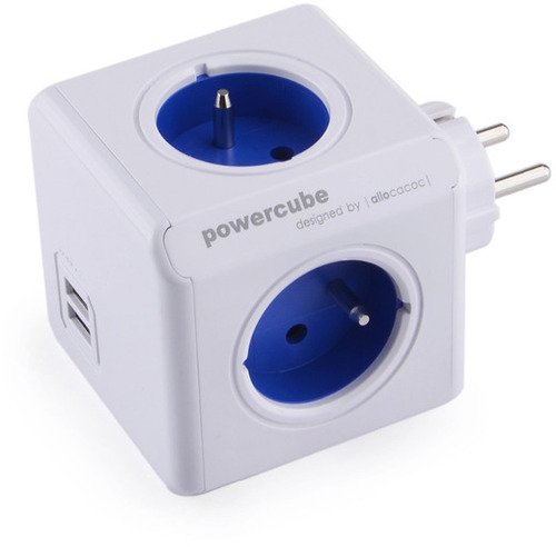 Allocacoc PowerCube Original USB Blue (FR/BE) - 1