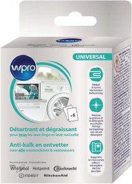 3-in-1 ontkalker/ontvetter voor was- en vaatwasmachine - 6 z 3-in-1 ontkalker/ontvetter voor was- en vaatwasmachine - 6 z