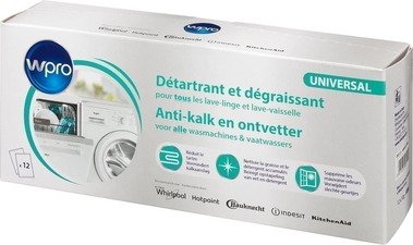 Wpro DES131 3-in-1 ontkalker/vetter voor was- en vaatwas 12p Wpro DES131 3-in-1 ontkalker/vetter voor was- en vaatwas 12p