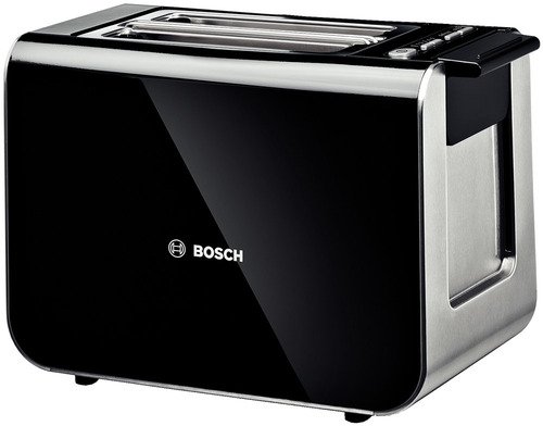 Bosch Toaster Styline Zwart Tat8613 - 1