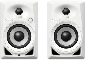 Pioneer DJ 4 White Monitor Speakers Pair DM-40-W