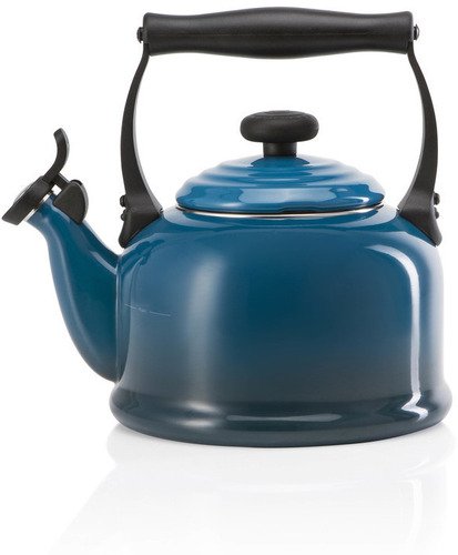 Le Creuset Fluitketel tradition Deep Teal 2,1l - 1 Le Creuset Fluitketel tradition Deep Teal 2,1l - 1