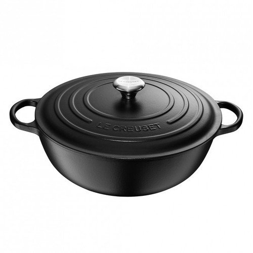 Le Creuset Gietijzeren Marmite Mat Zwart 32cm 7l - 7
