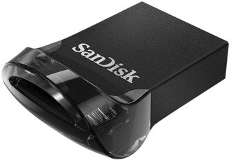 Sandisk Clé USB 3.1 Gen1 Ultra Fit, 64GB, 130MB/s, Noir