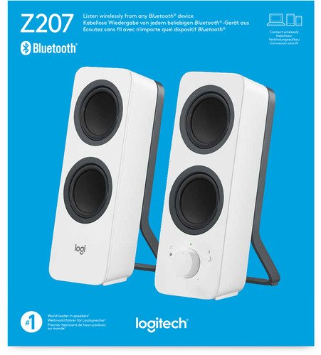 Logitech Z207 - Blanc - 6