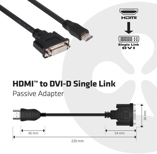 Club 3D HDMI to DVI - 2