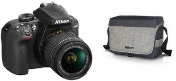 Nikon D3400 Body + AF-P 18-55VR + 16GB + Bag Nikon D3400 Body + AF-P 18-55VR + 16GB + Bag