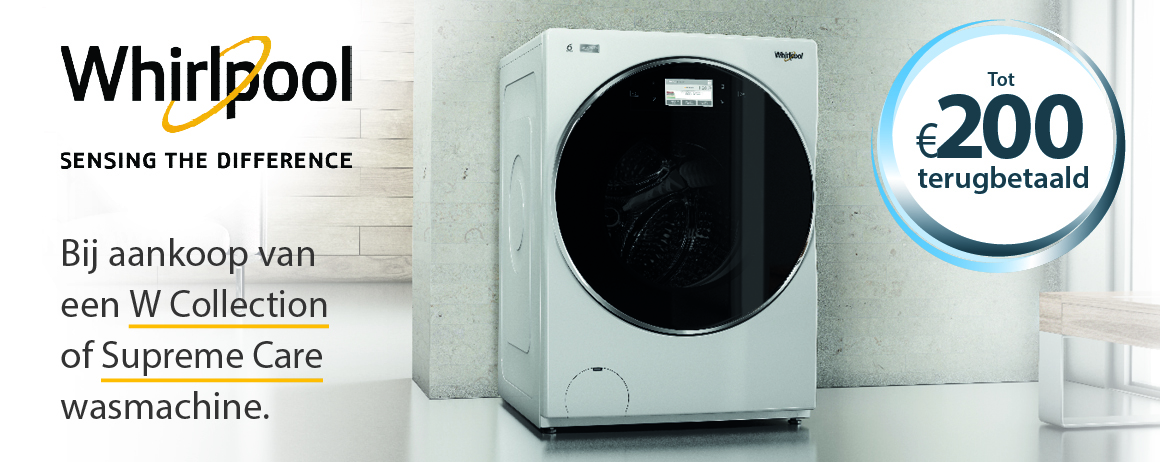 Whirlpool - Wasmachine Cashback Whirlpool - Wasmachine Cashback