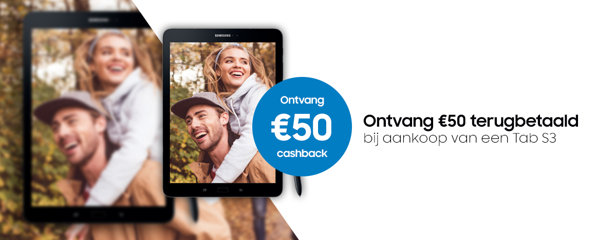 Samsung - Galaxy Tab S3 Cashback Samsung - Galaxy Tab S3 Cashback