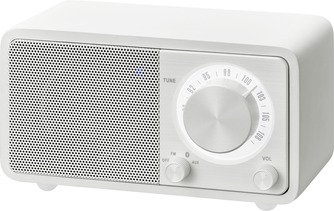 Sangean Wr-7 Cabinet Radio Blanc