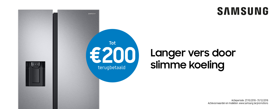 Samsung - Tot €200 Cashback Samsung - Tot €200 Cashback
