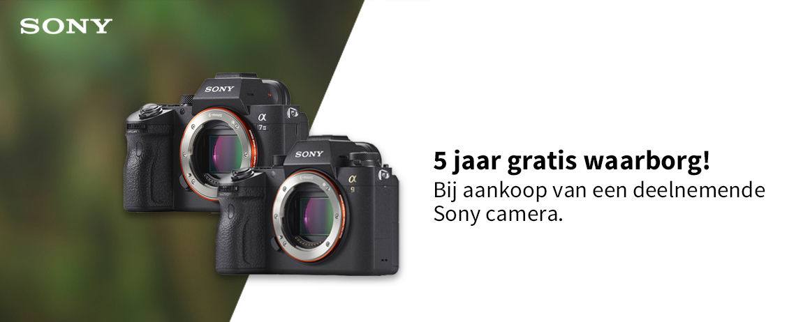 Sony - Gratis 5 jaar waarborg Sony - Gratis 5 jaar waarborg