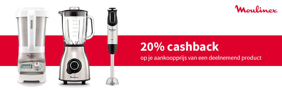 Moulinex - 20% cashback Moulinex - 20% cashback