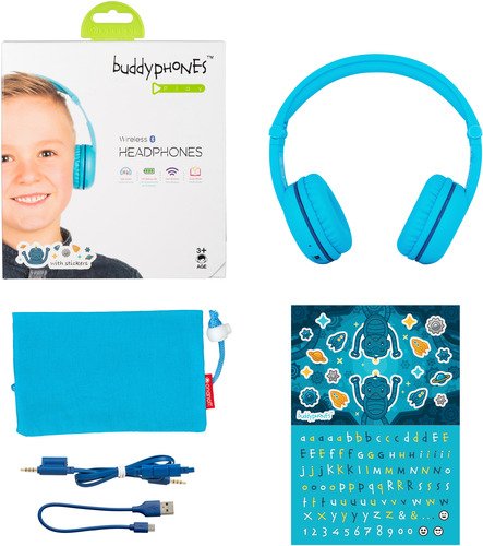 Buddyphones On-ear HPH BT, Play, glacier blauw - 5