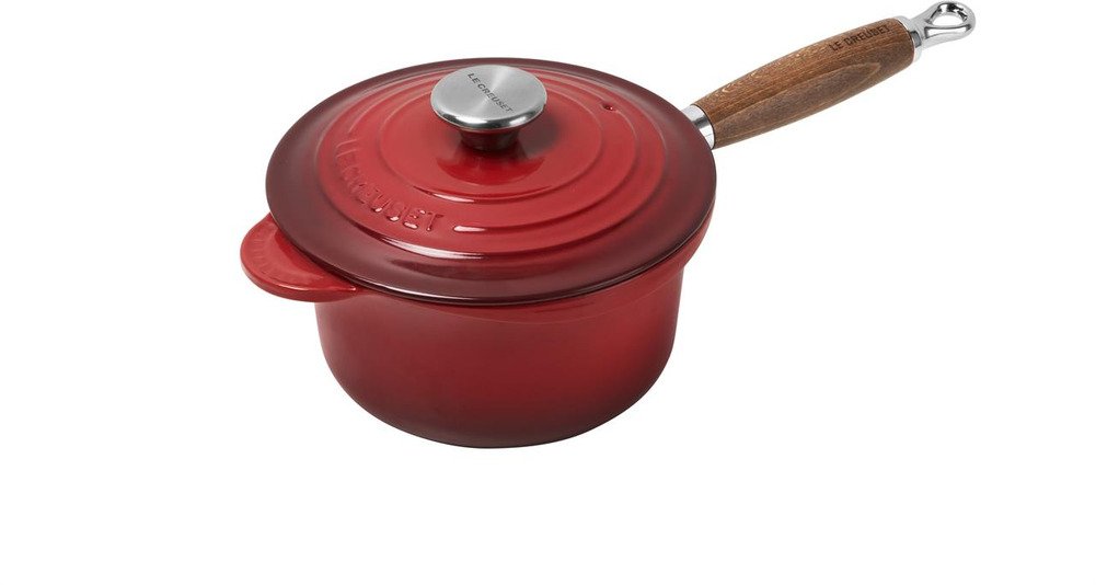 Art & Craft Le Creuset Gietijzeren Steelpan met Deksel Kersenrood 18cm |  | 0024147257592 aanbieding