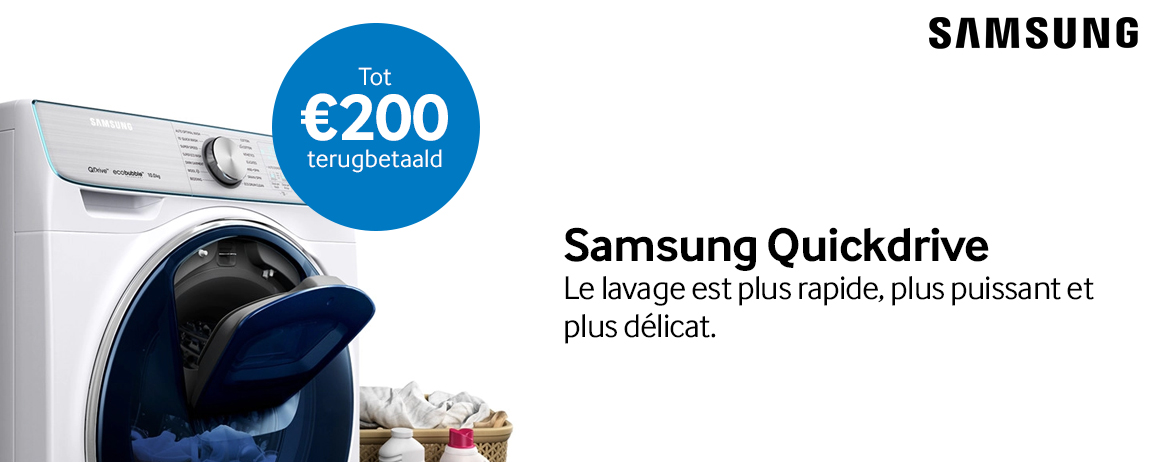 Samsung - Cashback Quickdrive Samsung - Cashback Quickdrive