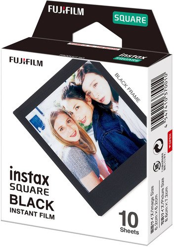 Fujifilm Instax Square Film (10) Black Frame - 2