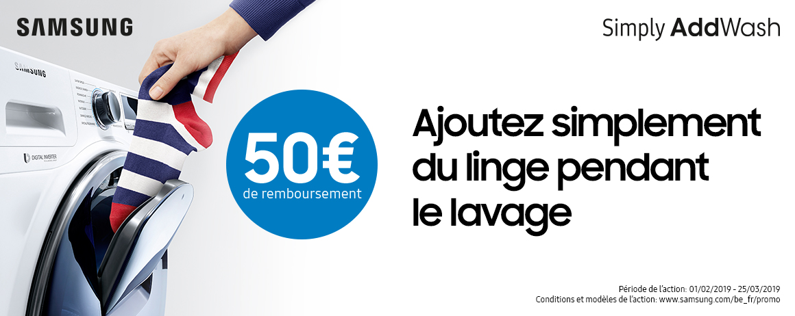 Samsung - Cashback Addwash Samsung - Cashback Addwash