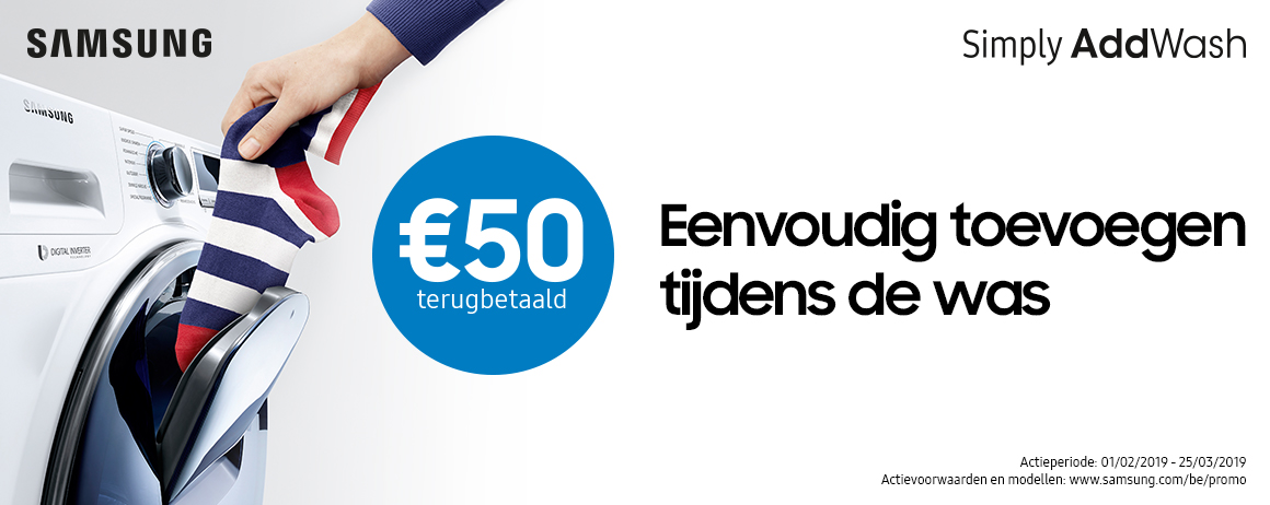 Samsung - Addwash Cashback Samsung - Addwash Cashback