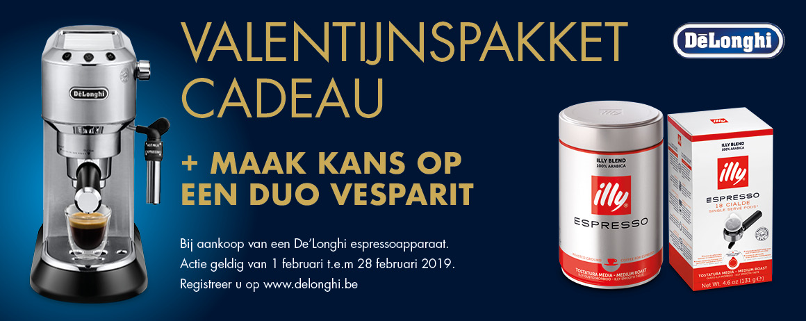 DeLonghi - Valentijnspakket DeLonghi - Valentijnspakket