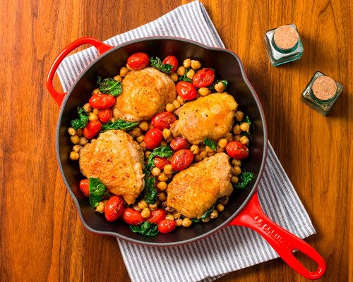 Le Creuset Gietijzeren Ronde Skillet Oranjerood 23cm - 5