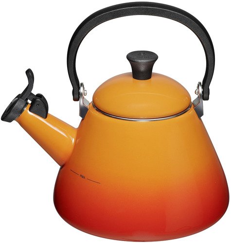Le Creuset Fluitketel kone Oranjerood 1,6l - 1 Le Creuset Fluitketel kone Oranjerood 1,6l - 1