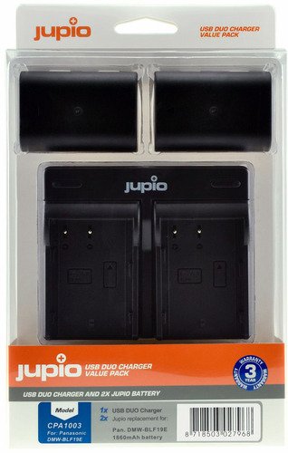 Jupio Kit 2x Battery DMW-BLF19E 1860mAh + USB Dual Charger