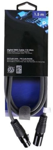 Benel XLR Kabel 3-Pins XLR Male naar Female 1,5m - 4