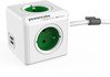 Allocacoc PowerCube Extended USB Green 1,5m cable (FR)-1