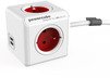 Allocacoc PowerCube Extended USB Red 1,5m cable (FR)-1