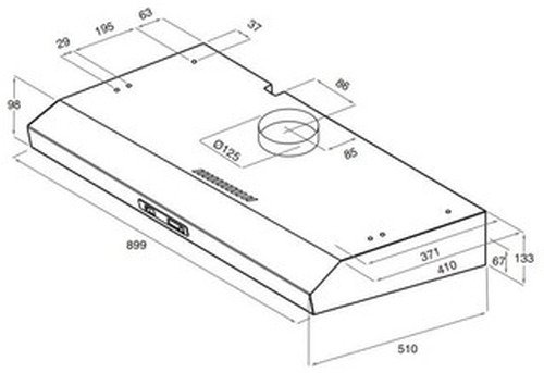 Whirlpool Dampkap Compact AKR9341IX-2