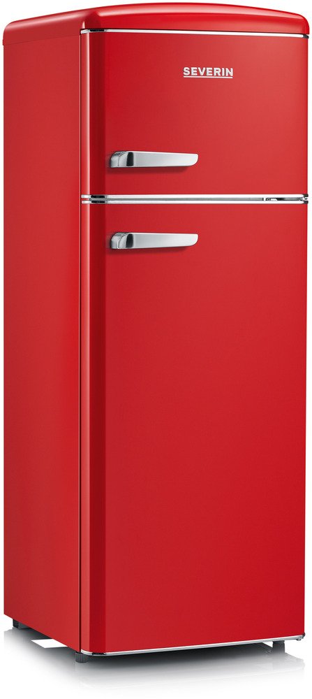 Severin RKG 8930 - Koel- en vriescombinatie - Rood