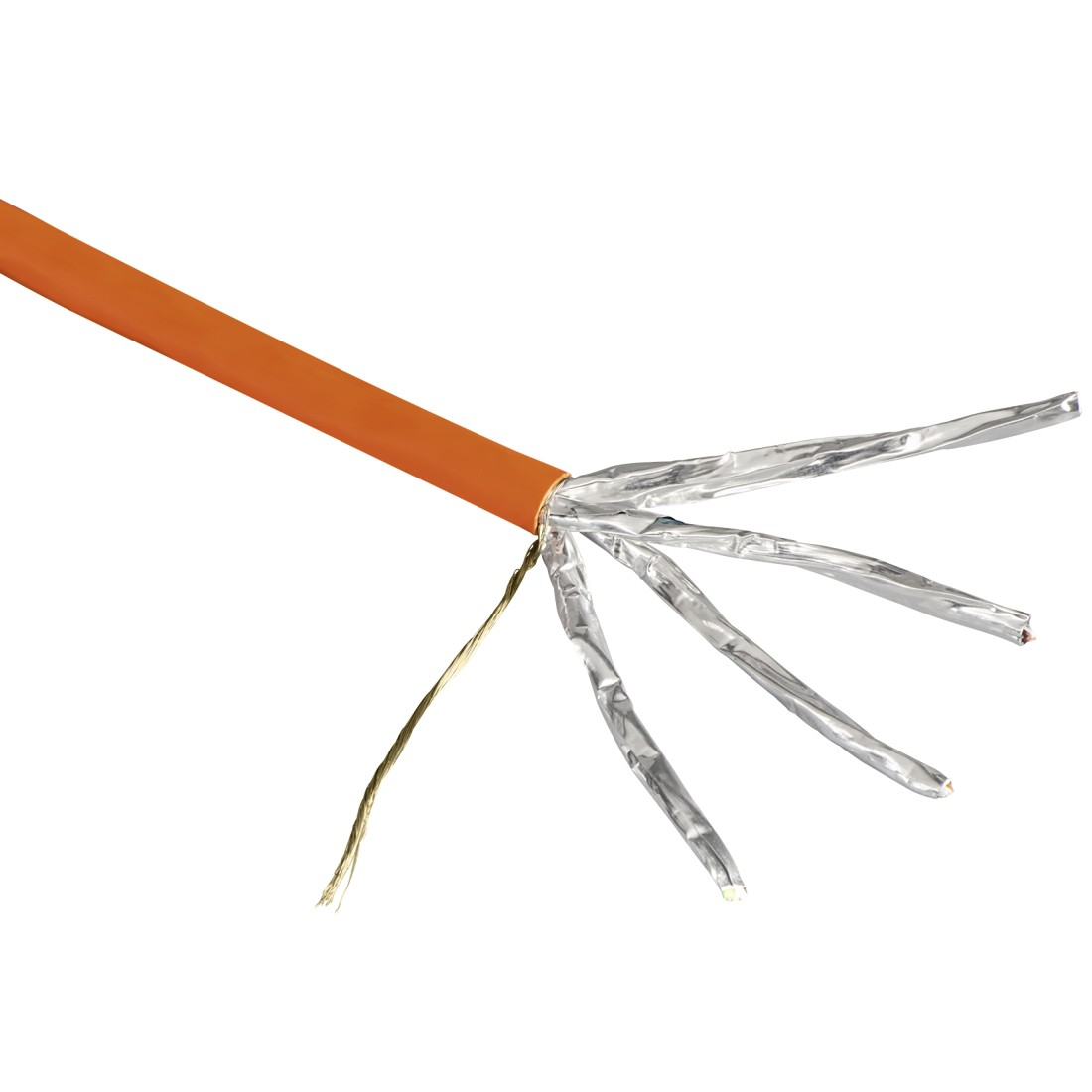 Câble Réseau CAT 7 Gigabit Ethernet 50 M - Blindé S/FTP, Sans Halogène