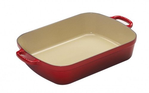 Le Creuset Gietijzeren Rechthoekige Braadslede Kersenrood - 1
