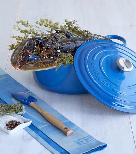 Le Creuset Gietijzeren Ronde Braadpan Marseilleblauw 18cm-3