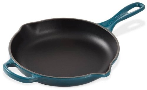 Le Creuset Gietijzeren Ronde Hoge Skillet Deep Teal 26cm