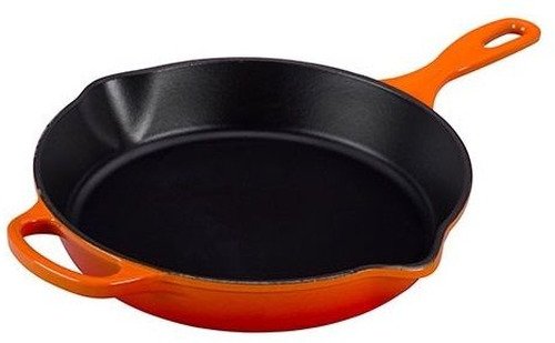 Le Creuset Gietijzeren Ronde Hoge Skillet Oranjerood 26cm