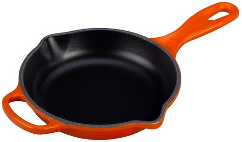 Le Creuset Gietijzeren Ronde Skillet Oranjerood 16cm - 1