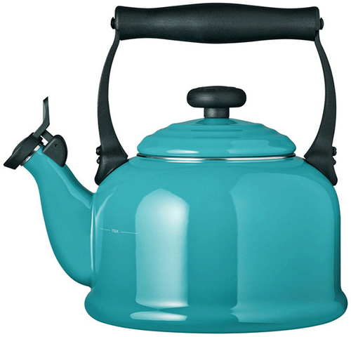 Le Creuset Fluitketel tradition Caribbean Blue 2,1l - 1