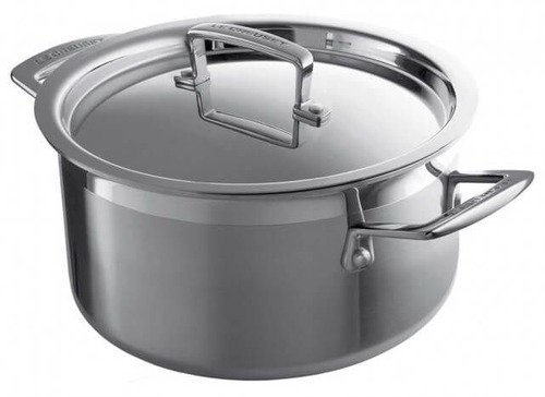 Le Creuset Magnetik Lage Kookpan Rvs 24cm 5,3l - 1