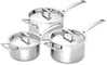 Le Creuset Magnetik Set van 3 Steelpannen, 16/18/20cm - 2