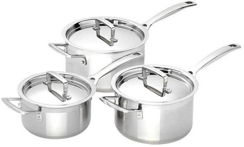Le Creuset Magnetik Set van 3 Steelpannen, 16/18/20cm - 2