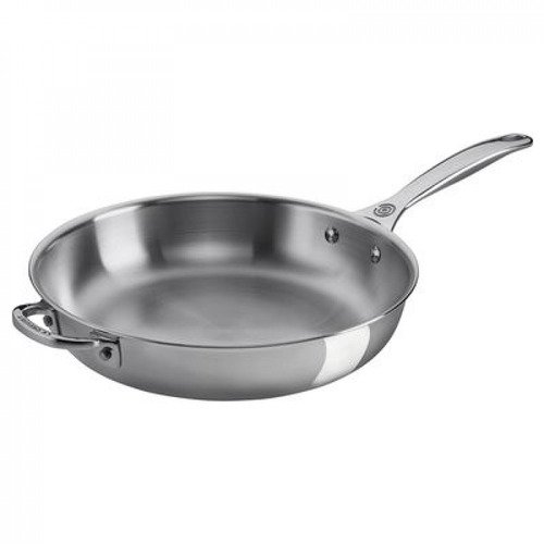 Le Creuset Rvs Diepe Koekenpan 28cm - 1