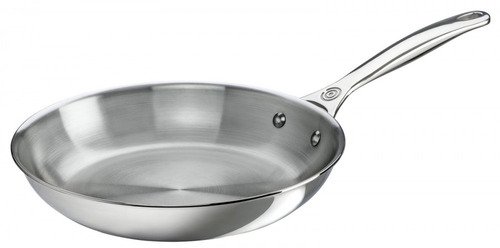 Le Creuset Rvs Diepe Koekenpan 24cm - 1