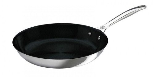 Le Creuset Rvs Koekenpan 30cm met Anti-aanbaklaag - 1