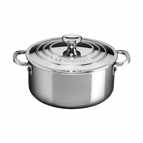 Le Creuset Rvs Lage Kookpan 20cm 3l - 1